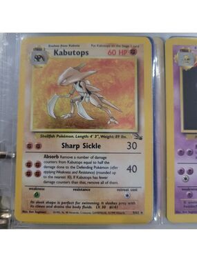 Pokemon Kabutops Card